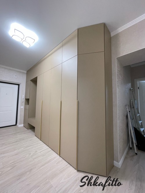 Шкаф в прихожую Капучино