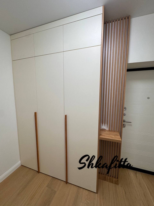 Шкаф распашной белый Алебастр