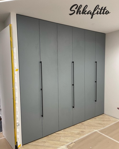 Шкаф к гостиную Монументальный Серый